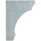 Ekena Millwork 2 1/4"W x 5"D x 7"H Stockport Wood Vintage Decor Bracket, Driftwood Blue BKTWD02X05X07STBU - alternate 3